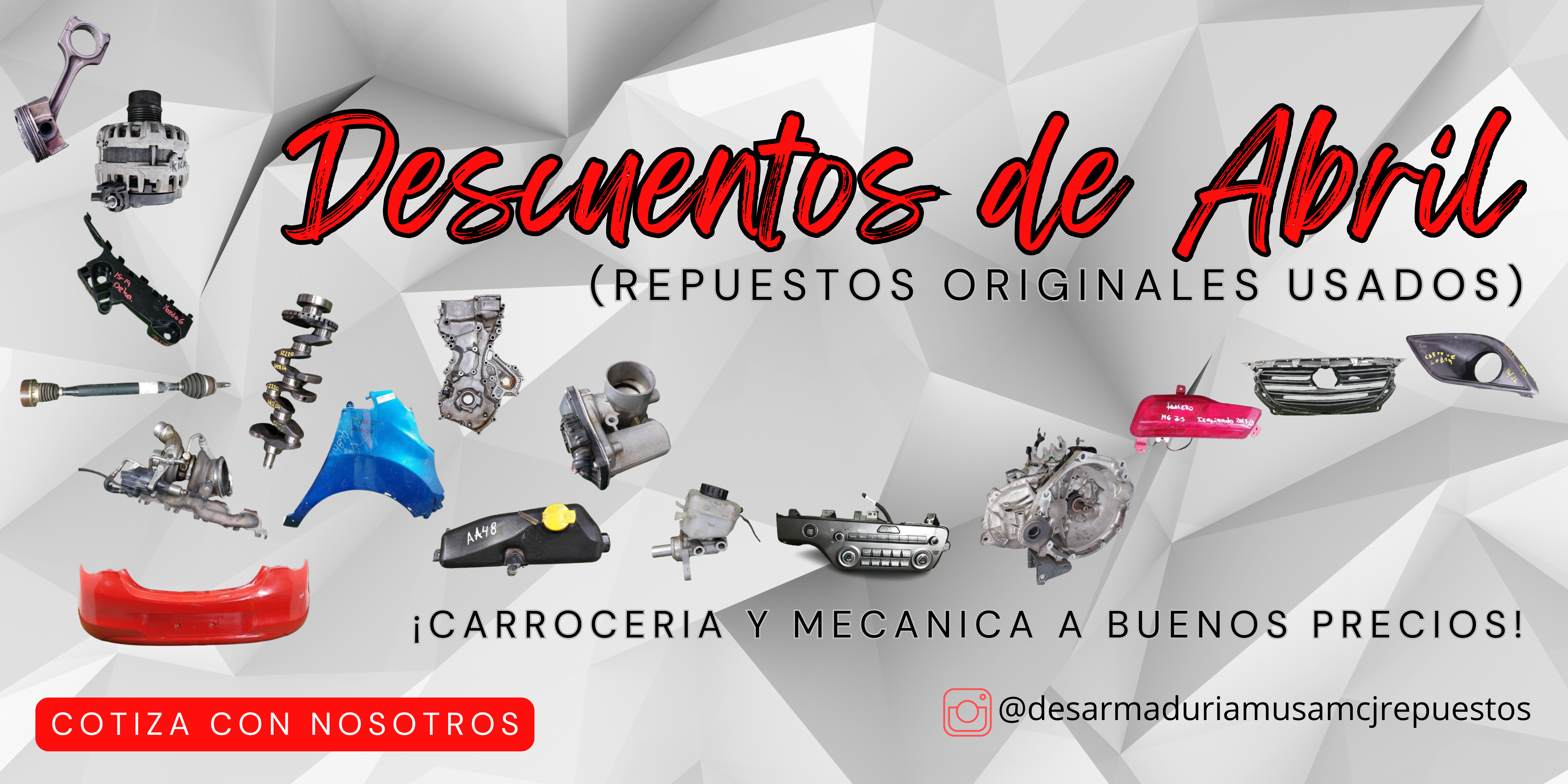 ¿Buscas Repuestos para TU Auto